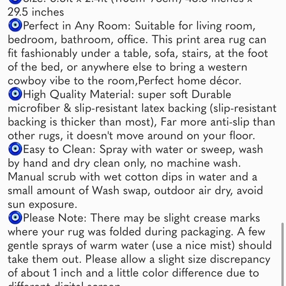 Cowhide Rug Cute Cow Print Rug Western Decor for Living Room Bedroom Faux Animal - Picture 7 of 7